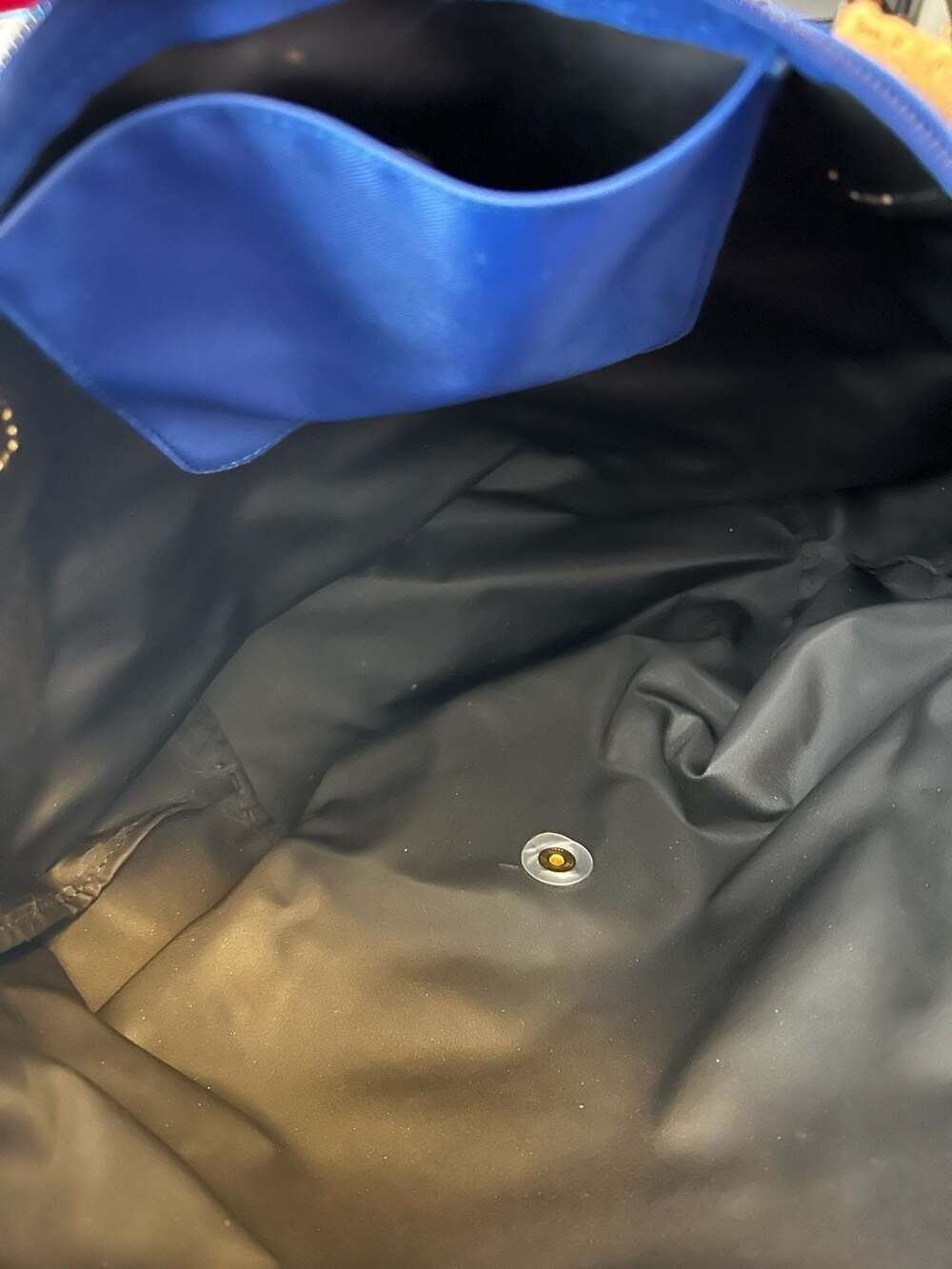 Longchamp Le Pliage Original Shoulder Tote Bag in Blue - Picture 5 of 11